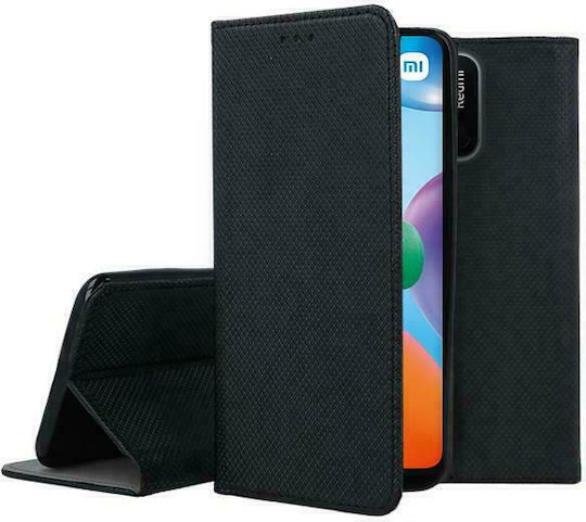 Smart Magnet Book Δερματίνης Μαύρο (Redmi 10C)