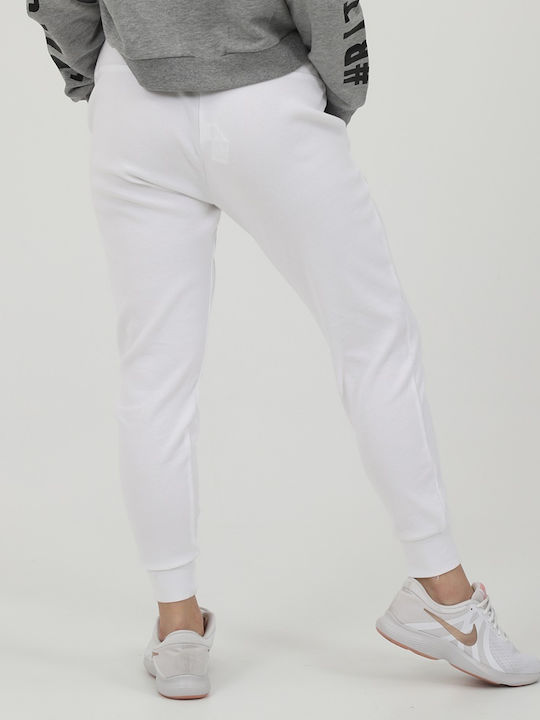 BodyTalk 1202-902900 Women's Jogger Sweatpants White