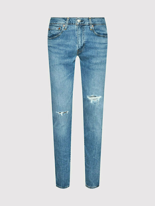 512 Men's Jeans Pants with Slim Tapered Fit Blue