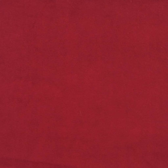 Samt Fußhocker Bordeaux 55x54,5x42cm