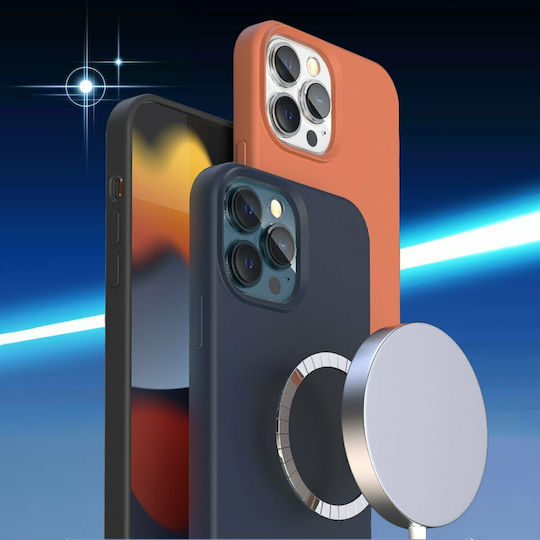 Kingxbar PQY Back Cover Silicon Albastru (iPhone 13 Pro Max)