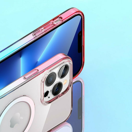 Kingxbar PQY Gradient Back Cover Πλαστικό / Σιλικόνης Clear (iPhone 13 Pro Max)