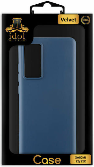 Idol 1991 Velvet Back Cover Σιλικόνης Μπλε (Xiaomi 12 / 12X)