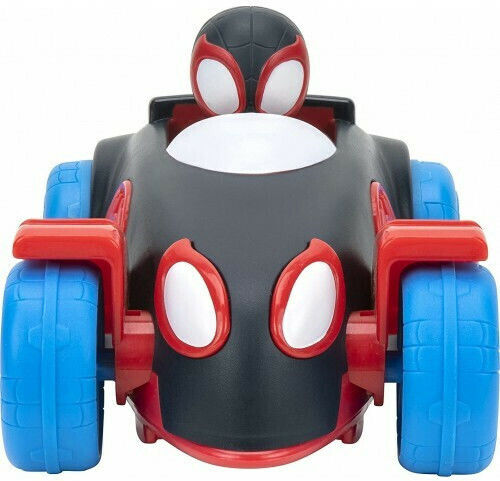 Jazwares Verflochtene Wheelies Miles Spielzeugauto Webbed Wheelies Miles Morales Spider-Man, - Rot und Schwarz 2 für Kinder ab 3 Jahren (Verschiedene Designs)