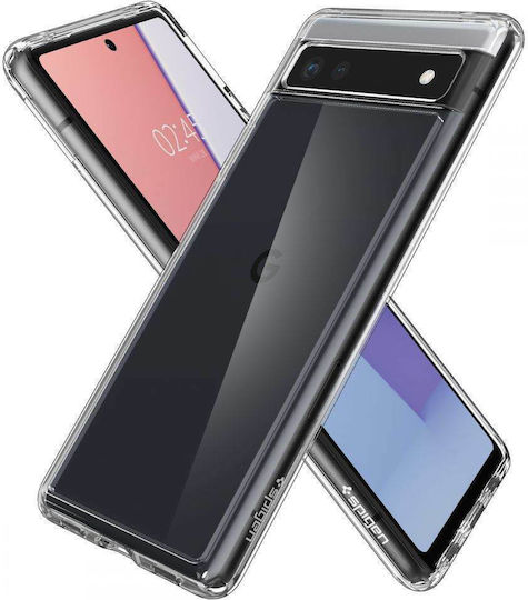 Spigen Ultra Hybrid Задна корица Пластмаса 2мм Кристално чиста (Google Pixel 6a)
