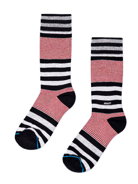 Basehit Ανδρικές Κάλτσες με Σχέδια Black / Pink Basehit Ανδρικές Κάλτσες με Σχέδια Black / Pink