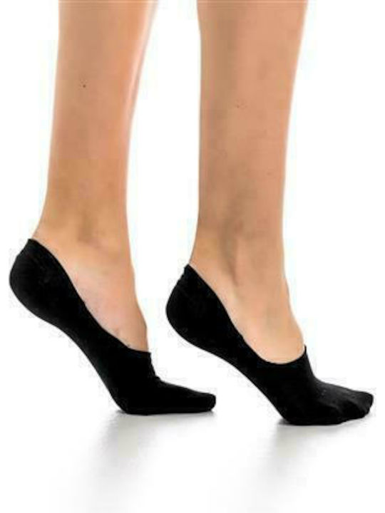 Inizio Herren Einfarbige Socken Schwarz 2Pack