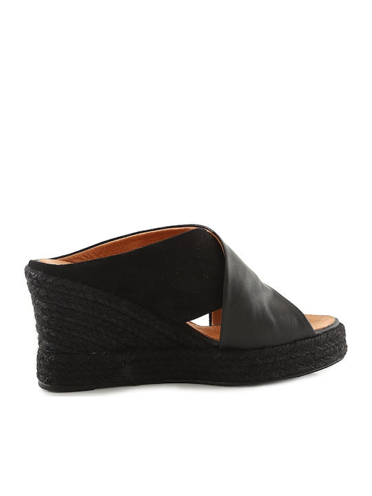 Anatomic Women's Leather Platform Shoes Black