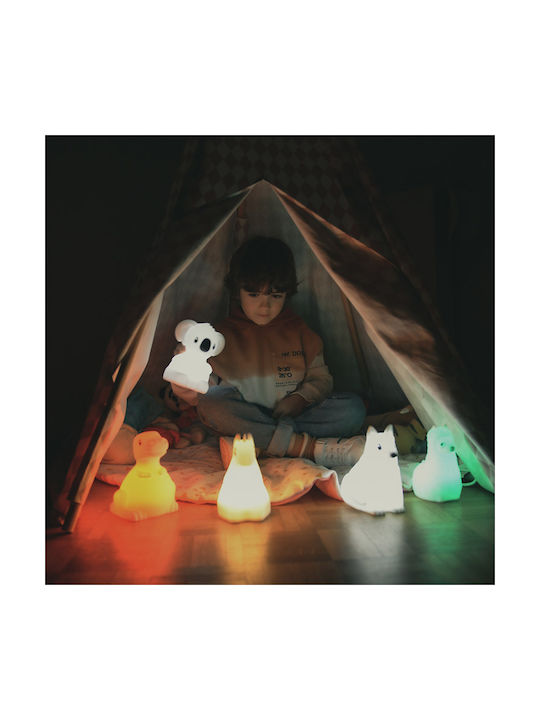 Micro LED Kinder Dekorative Lampe Kidywolf Dino Weiß