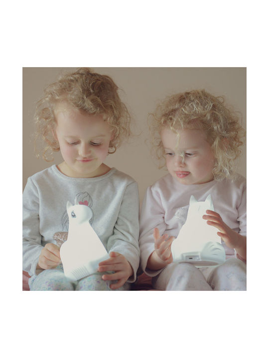 Micro LED Kinder Dekorative Lampe Kidywolf Dino Weiß