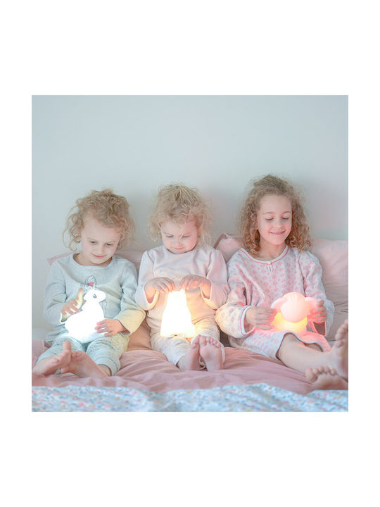 Micro LED Kinder Dekorative Lampe Kidywolf Dino Weiß