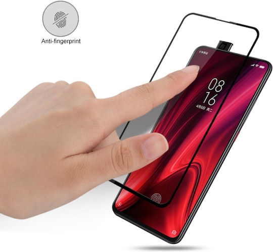 Amorus Пълно лепило Закалено стъкло за цялото лице (Mi 9T/9T Pro - Ми 9Т/9Т Про)