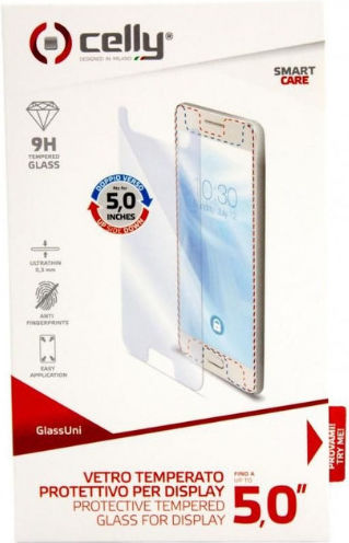 Celly Закалено стъкло (Универсален 4,5")