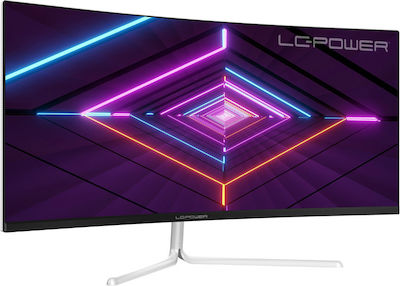 LC-Power LC-M34-UWQHD-100-C-V3 Ultrawide VA Curved Monitor 34" QHD 3440x1440 με Χρόνο Απόκρισης 8ms GTG