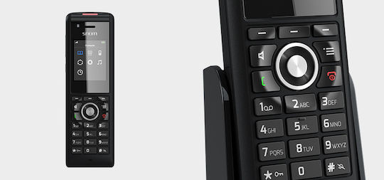 Snom M85 Industrial Handset Ασύρματο Τηλέφωνο IP Μαύρο