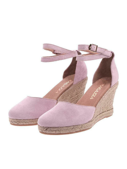 Summer Women's Platforms in Espadrilles Style Rose Gold