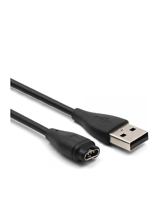 Charging & Sync Cable 1m Φορτιστής για Garmin Fenix 5/5s/5x/6/6s/6x/7/7x/7s / Forerunne 935/Instinct/Vivoactive 4s Μαύρος
