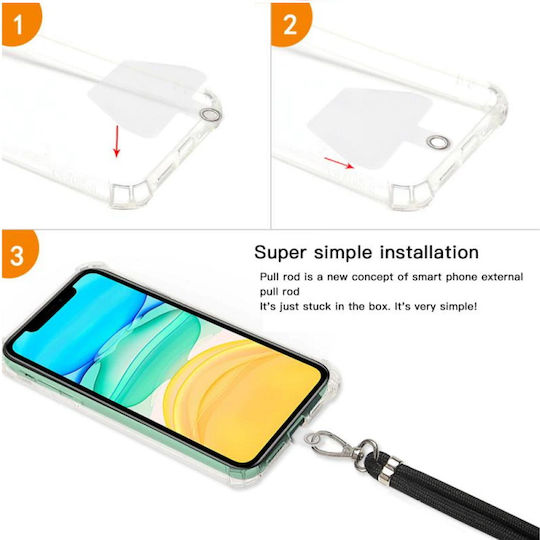 Universal Lanyard Neck Strap for Mobile Phones Navy Blue