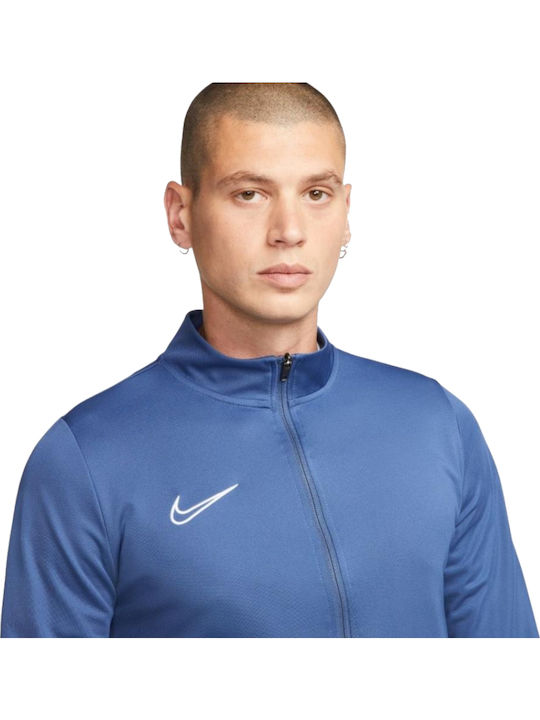 Academy 21 Football Tracksuit Dri-Fit Glossy with Elastic Blue