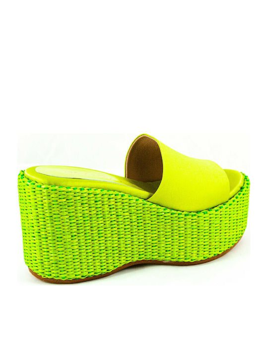 Platforme Dama Tip Slip On Verzi