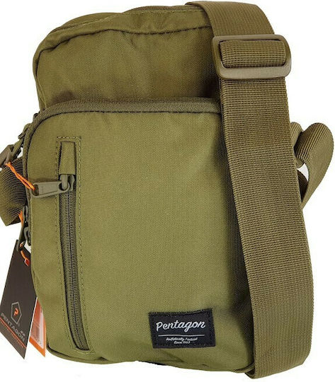 Pentagon Messenger Military Pouch Shoulderbags made of Polyester Khaki 2.40lt