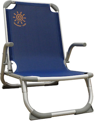 Summer Club Small Chair Beach Aluminium Blue