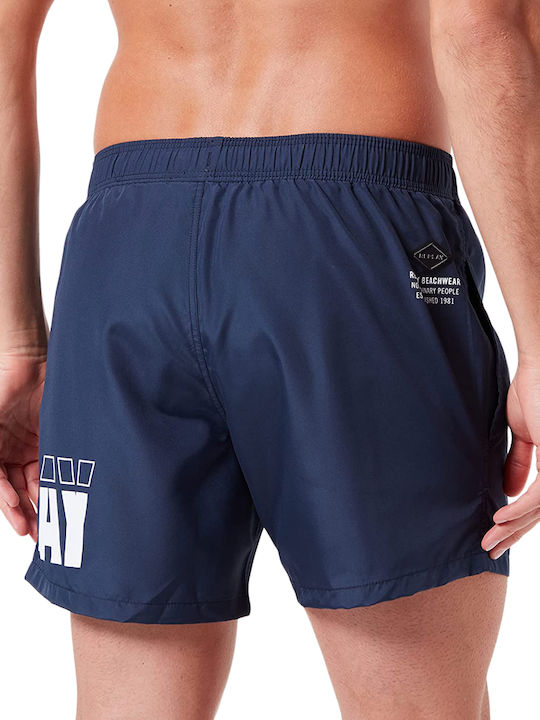 Replay Herren Badebekleidung Shorts Marineblau