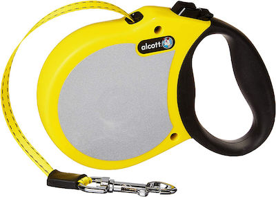 Alcott Foldable Dog Leash/Lead Strap Visibility Medium 5μ. to 30kg Yellow in Yellow color 5m up to 30kg 07.10.017