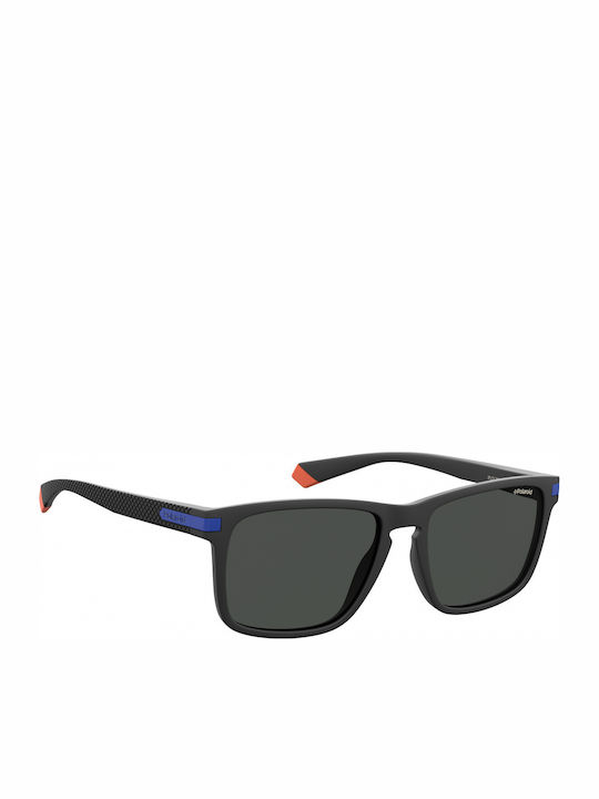 Polaroid Unisex Ochelari De Soare Cu Ramă Neagră Din Plastic Și Lentile Gri Polarized PLD2088/S 0VK/M9
