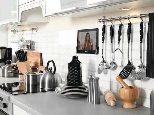 Durable Visioclip Tabletständer Wand in Gray Farbe