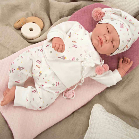 Munecas Arias Baby-Puppen-Set Leo Elegance Für 0+ Jahre 45 cm