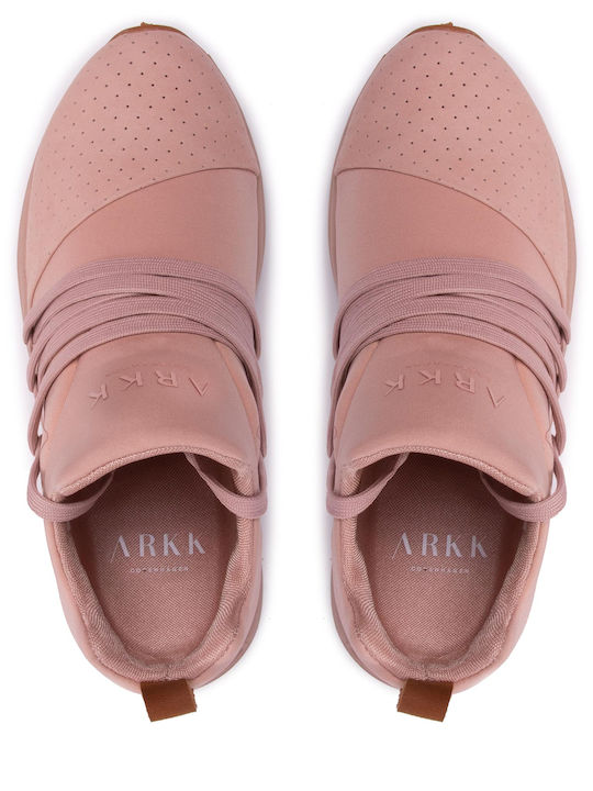 Raven Nubuck S-E15 Дамски Плоски Маратонки Розов
