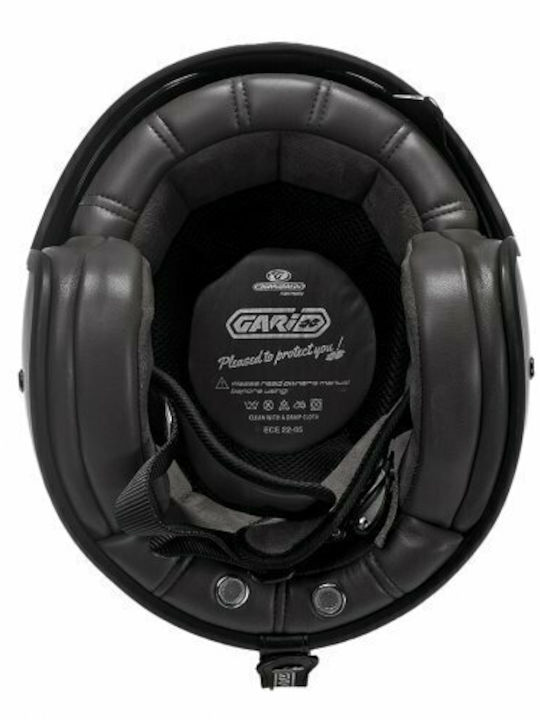 Garibaldi G03X Matt Deep Red Motorcycle Helmet Jet ECE 22.05 with Sun Visor