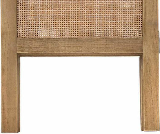 Decorativ Paravan din Rattan cu 3 Panouri 120x169.5cm