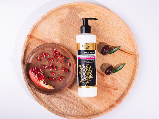 Olive Touch Lapte de corp cu ulei de măsline organic și extract Loțiune hidratant pentru corp 250ml