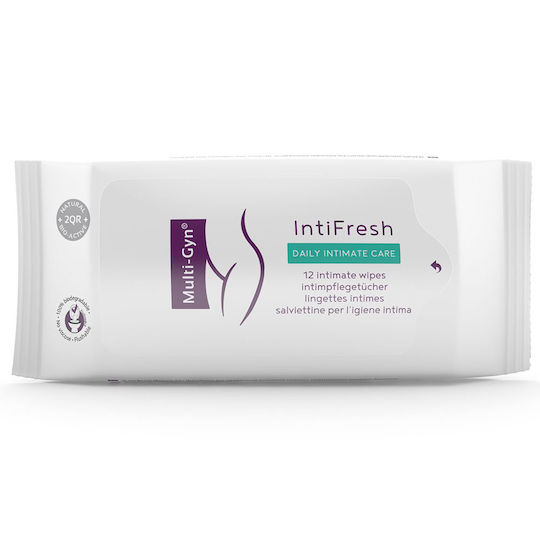 Bioclin Intifresh Intimate Wipes Μαντηλάκια για Καθαρισμό της Ευαίσθητης Περιοχής 12τμχ
