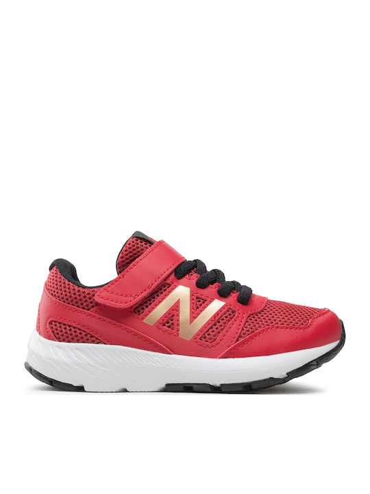 570 Kids Sneakers with Scratch Red