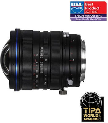 Laowa Full Frame Camera Lens 15mm F/4.5 Zero-D Shift Wide Angle for Canon EF Mount