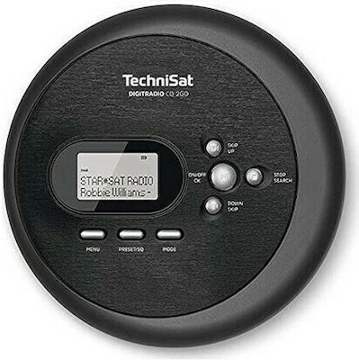 Technisat Portable Radio-CD Player DigitRadio CD 2GO BT Equipped with Bluetooth / CD Black