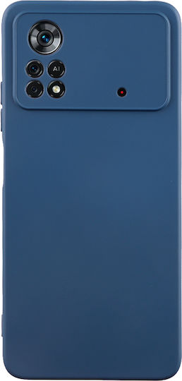 Idol 1991 Velvet Back Cover Σιλικόνης Μπλε (Poco X4 Pro 5G)