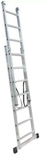 Profal Dublu Scara combinata Aluminiu 2x10
