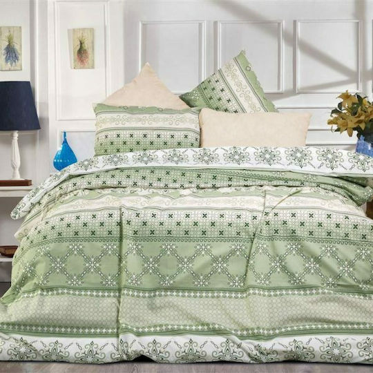 Dimcol Single 160x240 Kallipateira 334 L.Green / Olive