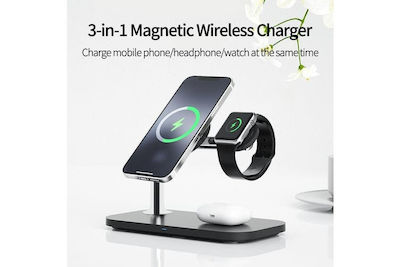 Wireless Charger (Qi Pad) 15W Power Delivery / Quick Charge 3.0 Blacks (OJD-85)