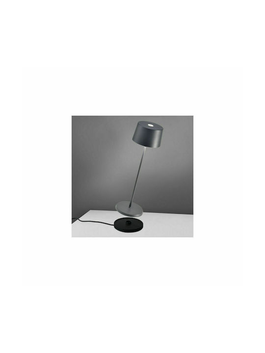 Zafferano Lampa De Masă LED Pentru Exterior 2.2W Cu Lumină Alb Cald IP65 Gri