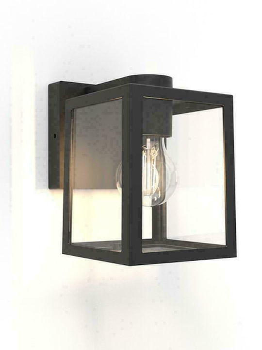 Lutec Shiva Wall-Mounted Outdoor Lantern E27 IP44 17.4x12.7x18.4εκ.