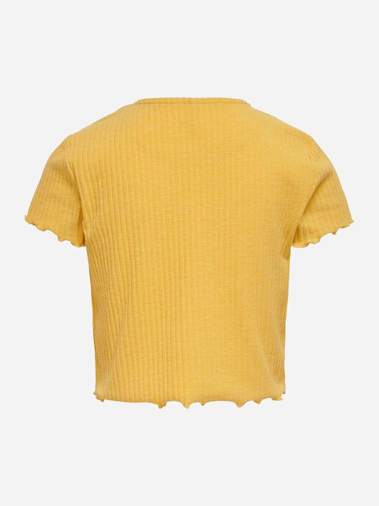 Kids Only Crop Top Κίτρινο