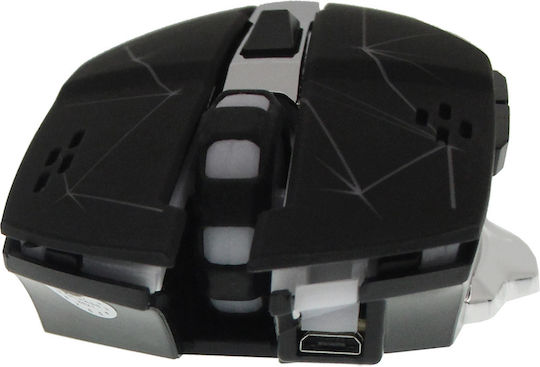 T-Wolf Q13 Ασύρματο RGB Gaming Ποντίκι Μαύρο