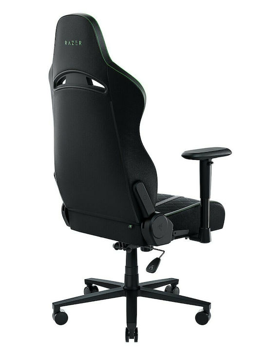 Razer Enki X Καρέκλα Gaming Δερματίνης με Ρυθμιζόμενα Μπράτσα Black / Green