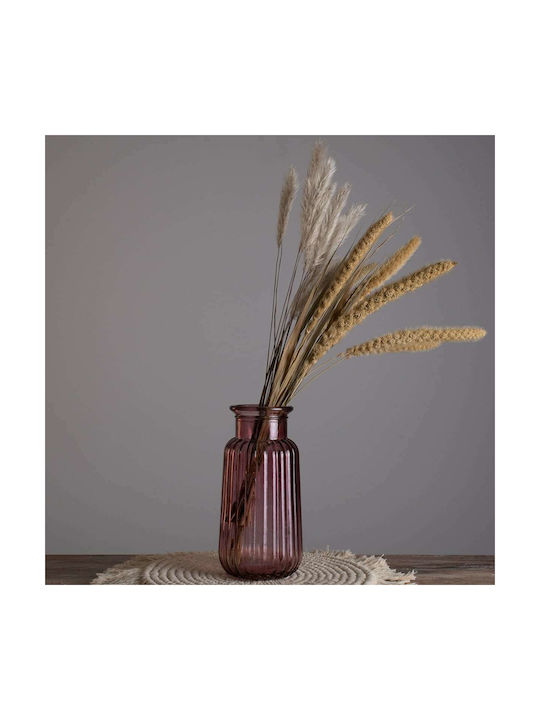 GloboStar Decorative Vase Layla Purple 11x11x22cm
