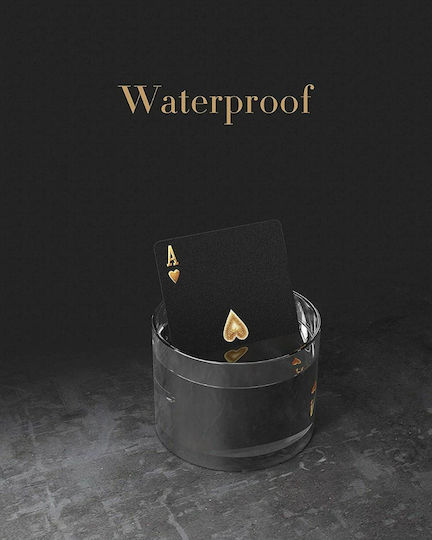 Poker Cards SolarMatrix Τράπουλα Πλαστική για Poker Μαύρη